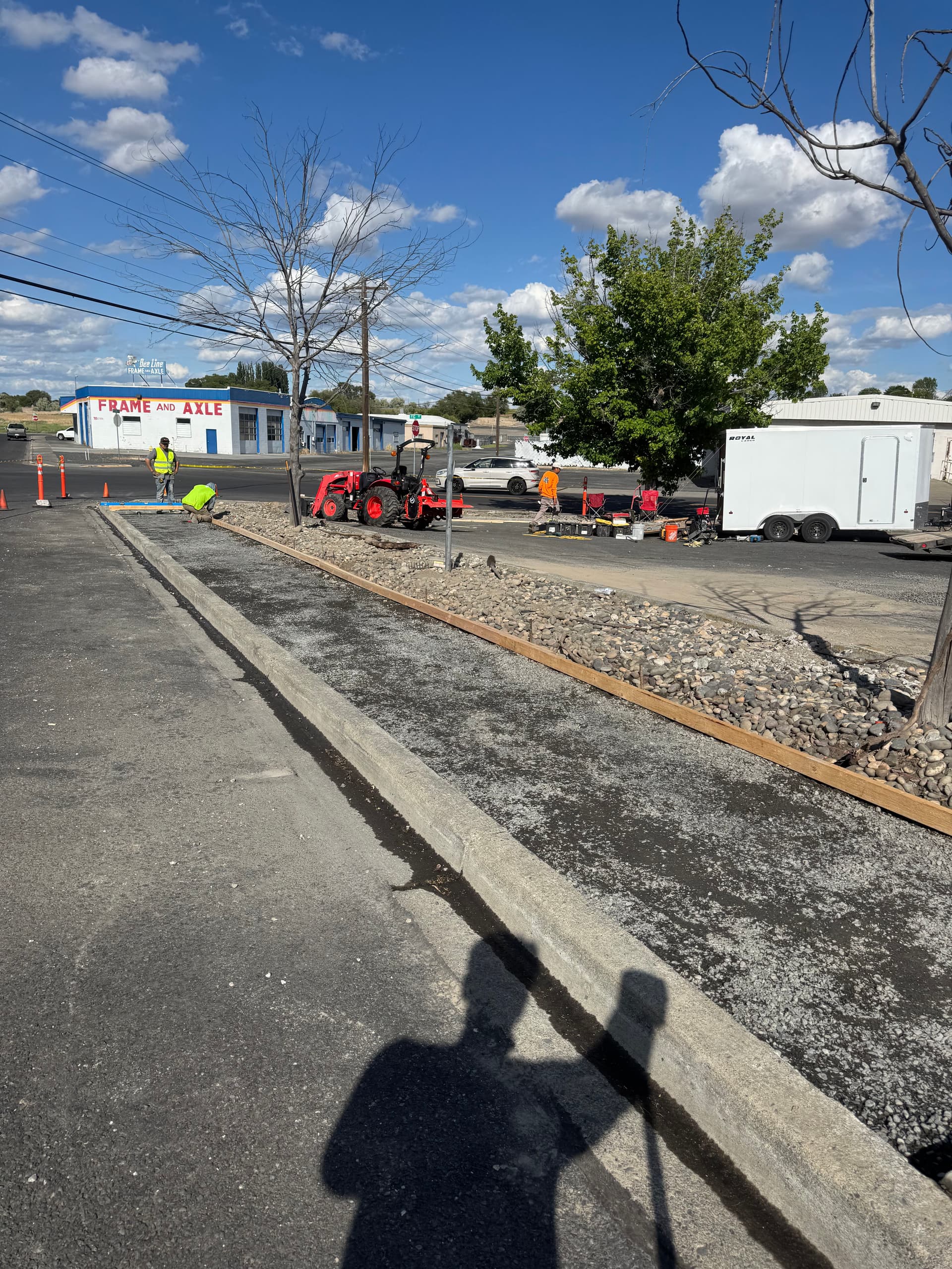 Concrete Removal, Grade Prep and a Clean New Pour